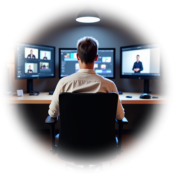 Persoonlijke uitvaartfotomontage met foto’s van overleden dierbare, zorgvuldig samengesteld en ondersteund door muziek.