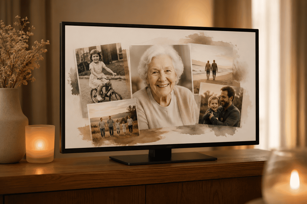 Uitvaartfotomontage.nl - Persoonlijke herdenkingsfoto's voor uitvaart en rouw.